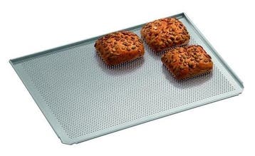 Bakplaat | Geperforeerd Aluminium | 3-Zijdige Rand |, Verzenden, Nieuw in verpakking