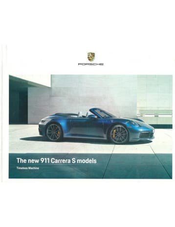 2020 PORSCHE 911 CARRERA S HARDCOVER BROCHURE ENGELS