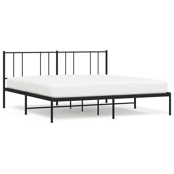 Bedframe 200x200 zwart | Tweede kansje, OP = OP, Huis en Inrichting, Slaapkamer | Bedden, Overige maten, 200 cm, Zwart, Zo goed als nieuw