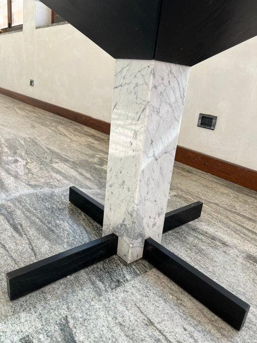Tafel - Glas, Marmer, Metaal, Antiek en Kunst, Kunst | Designobjecten