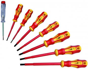 Bgs Technic VDE schroevendraaier set 8-delige, Verzenden, Nieuw