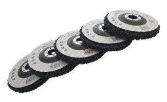 Reinigingsschijvenset geschikt 125mm x5 stuks, Verzenden, Nieuw