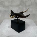 Sculpture, Manta Ray - 11 cm - Bronze