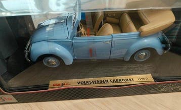 Maisto 1:18 - Modelauto - Volkswagen Cabriolet (1951), Hobby & Loisirs créatifs, Voitures miniatures | 1:5 à 1:12