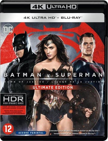 Batman v Superman - Dawn of justice 4k ultra hd (blu-ray, CD & DVD, Ophalen of Verzenden