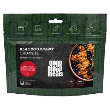 Zwartebessen Crumble - 461 kcal - Good Mood Meals, Verzenden