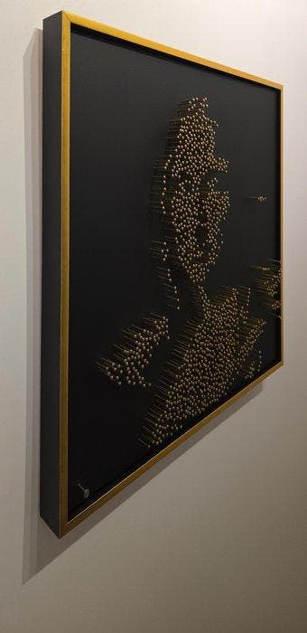 Tijs Dragtsma (1992) - Mona Lisa in Brass,, Antiquités & Art, Art | Objets design