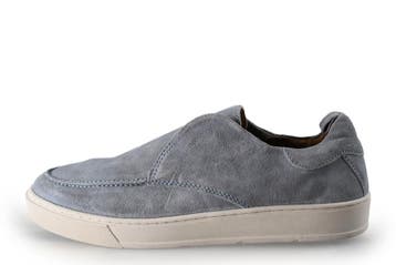 Manfield Loafers in maat 43 Blauw, Loafers, Manfield, Zo goed als nieuw, Verzenden