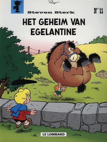 Steven Sterk - Het geheim van Egelantine - Peyo, Verzenden, Nieuw