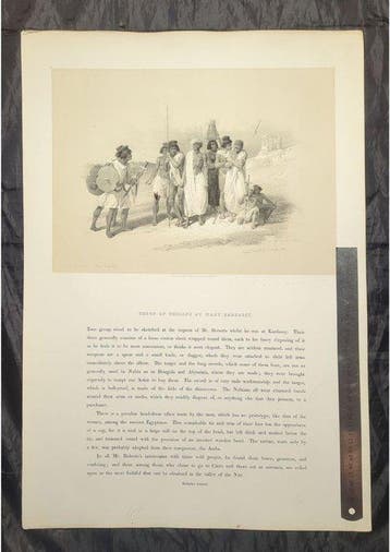 David Roberts (1796–1864) - Group of Nubians at Wady