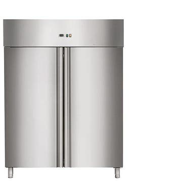 RVS Koelkast met 2 deur | GN2/1 1400 L  | Horeca Koelkast, Zonder vriesvak, 200 liter of meer, 60 cm of meer, Nieuw