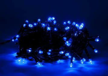 LED Kerstboom Twinkle verlichting - 10m - Blauw, Verzenden, Nieuw