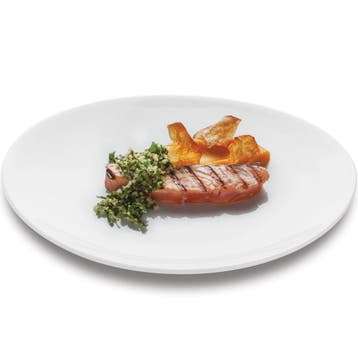 Borden | ELIPS | Porselein | Wit | 6 Stuks |, Verzenden