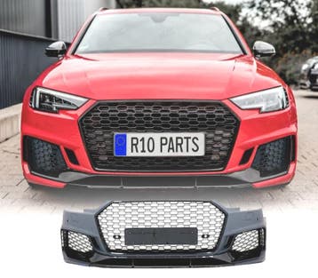 PARE-CHOCS AVANT AUDI A4 B9 17-20 LOOK RS4 PDC, Auto-onderdelen, Verzenden, Nieuw