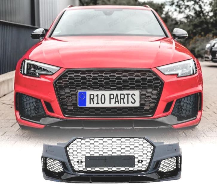 PARE-CHOCS AVANT AUDI A4 B9 17-20 LOOK RS4 PDC, Auto-onderdelen, Carrosserie, Verzenden