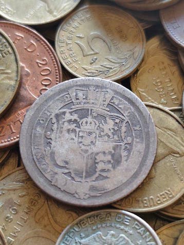 Wereld. Lote amplio de +200 monedas antiguas