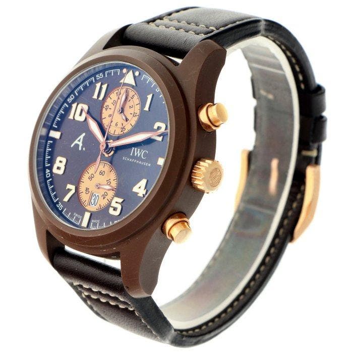 IWC - Pilot Chronograph The Last Flight - IW388006 - Heren -, Bijoux, Sacs & Beauté, Montres | Hommes