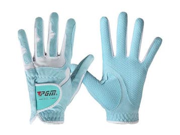 Veiling - Golf handschoen lichtblauw dames M voor de linkerh, Sport en Fitness, Nieuw