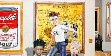 Gully (1977) - Jean-Michel, Keith and Andy meet Warhol,, Antiek en Kunst