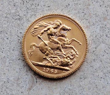 Royaume-Uni. Elizabeth II. Sovereign 1965