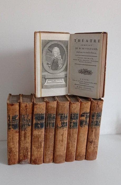 Voltaire - Théâtre complet de M. de Voltaire, conforme à la, Antiek en Kunst, Antiek | Boeken en Manuscripten