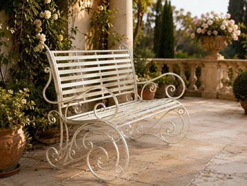 Garden Bench Curls - Établi - Métal