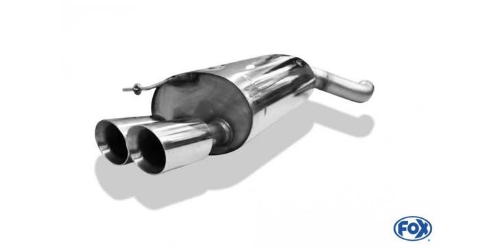 FOX BMW E65 735i/ 745i einddemper - 2x90 type 25, Autos : Pièces & Accessoires, Systèmes d'échappement, Envoi