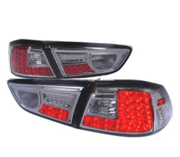 Feux Arrière Pour Mitsubishi Lancer 08- Berline Led Fond Chr, Verzenden, Nieuw