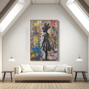 Dine Chanima (XX-XXI) - (XXL) Giant Graffiti Galaxy Girl