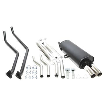 POT DÉCHAPPEMENT BMW E30 82-94 DOUBLE, Autos : Pièces & Accessoires, Systèmes d'échappement, Verzenden, Neuf
