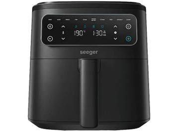 Seeger -  Steamfry Heteluchtfriteuse Zwart 7 L 1700 W, Verzenden, Airfryer