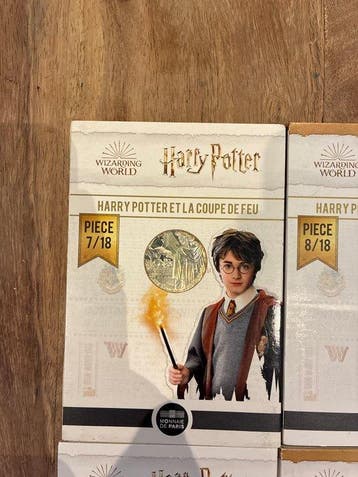 Frankrijk. 10 Euro 2021 Harry Potter (4 coins) (Zonder, Postzegels en Munten