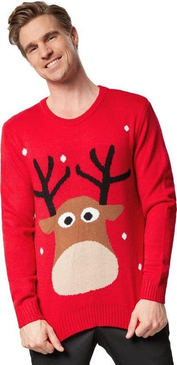 2dekans | Dressforfun Kersttrui sympathiek rendier XXL -, Ophalen of Verzenden, Nieuw