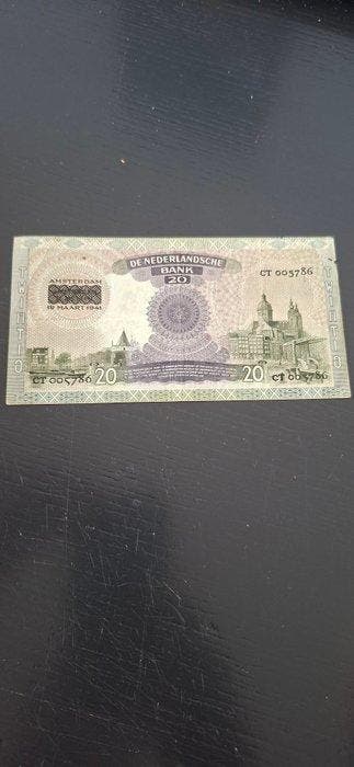 Nederland. - 20 Gulden 1942 - Pick 55 (Zonder minimumprijs)