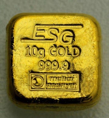 10 gram - Goud - ESG, Postzegels en Munten