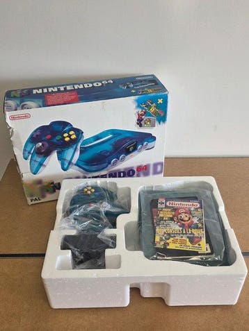 Nintendo - Nintendo 64 - N64 - Funtastic - Ice Blue Console, Nieuw