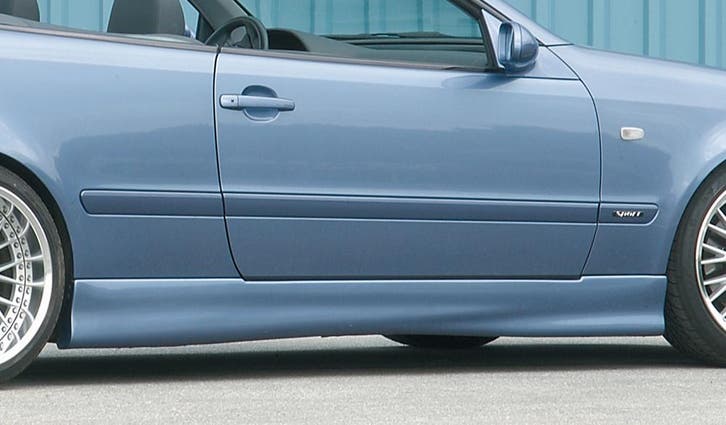Rieger side skirt | CLK (W208) - Cabrio, Coupé | r stuk onge, Auto-onderdelen, Carrosserie, Nieuw, Mercedes-Benz, Verzenden