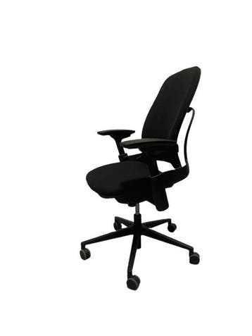 Steelcase Leap V2 Zwart, Full Option - 4D Pads, Verzenden, Bureaustoel