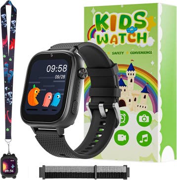 OKYUK 4G Kids Horloge met SOS - Tweede kansje - OP = OP, Handtassen en Accessoires, Horloges | Kinderen, Verzenden, Zo goed als nieuw