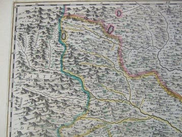 Italië - Bologna, Modena, Faenza; Willem Blaeu - Territorio, Nieuw