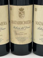 1993 Matarromera Tinto - Ribera del Duero - 3 Bouteilles, Verzamelen, Nieuw