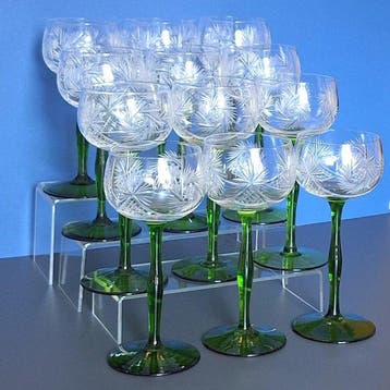 Drinkset (12) - Kristal - Alsace Römer wijnglazen