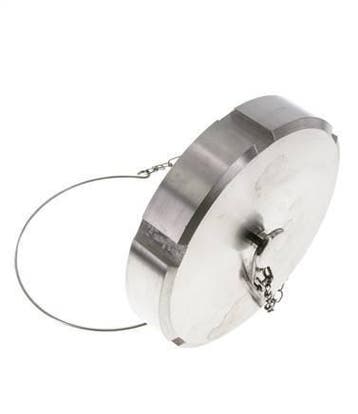 Ecrou borgne Rd130 X 1/4 DN 100 Acier inoxydable 1.4301, Verzenden