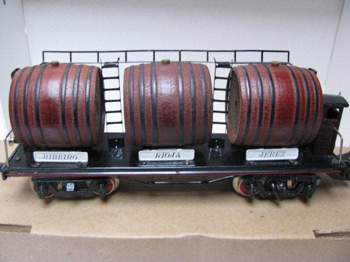 PAYA 0 - Modeltrein goederenwagon (1) - Plaatwagen met, Hobby & Loisirs créatifs, Trains miniatures | Échelles Autre