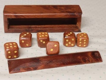 Dobbelstenen - Hout