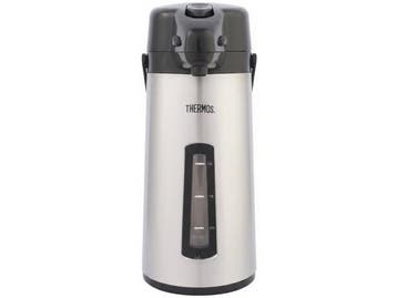 Veiling - Thermos Pompkan RVS 2 L - met hendel en venster, Huis en Inrichting, Gebruikt