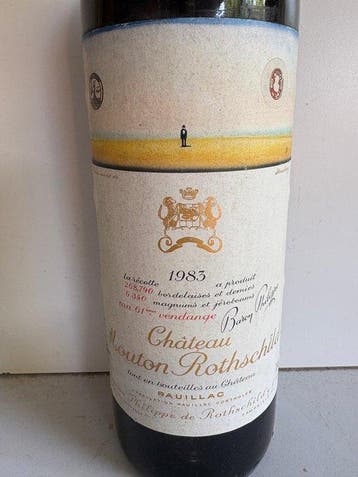 1983 Château Mouton Rothschild - Pauillac 1er Grand Cru, Verzamelen, Wijnen, Nieuw