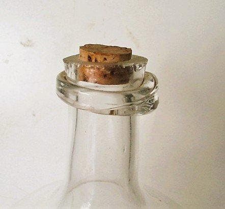 Fles - Mondgeblazen glas - Grote vliegen- wespenvanger in, Antiek en Kunst, Curiosa en Brocante
