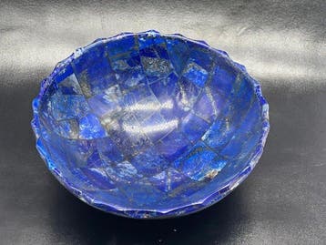 8 cm lapis-lazuli de qualité premium Bol - Hauteur : 8 cm -