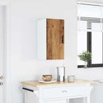 vidaXL Keukenbovenkast Porto bewerkt hout oud houtkleurig, Verzenden